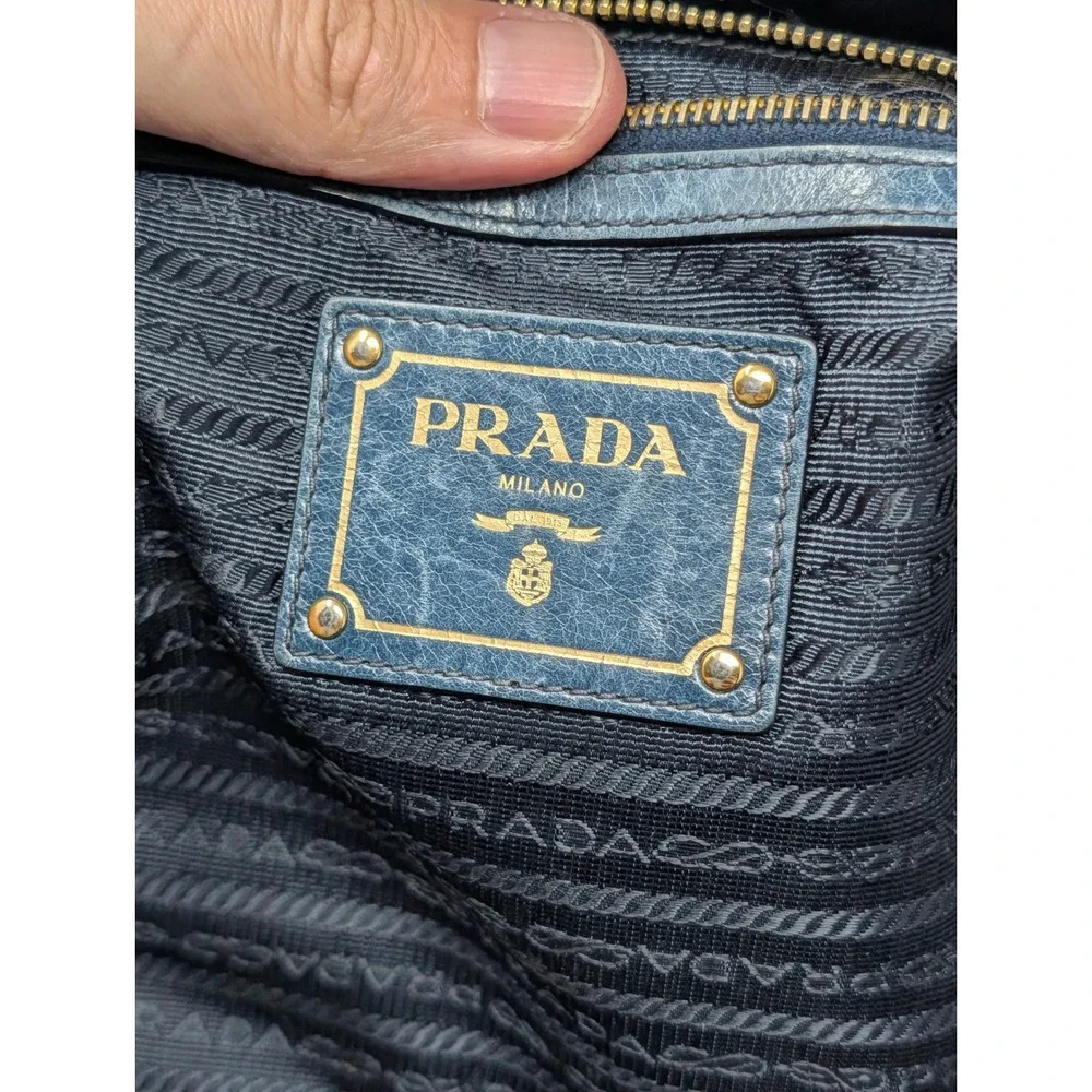 Prada bauletto satchel